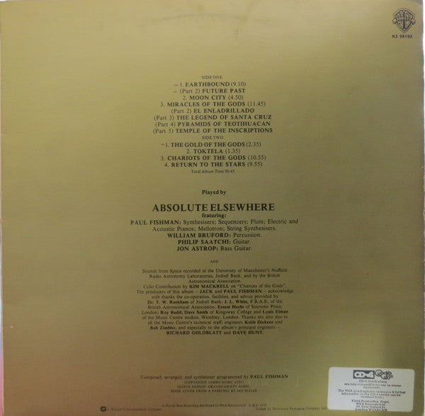 Absolute Elsewhere : In Search Of Ancient Gods (LP, Album, Quad)