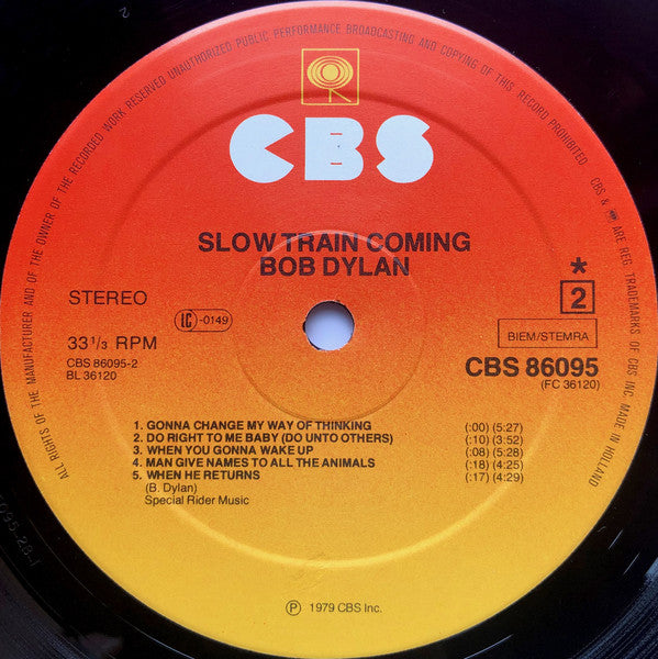 Bob Dylan : Slow Train Coming (LP, Album)
