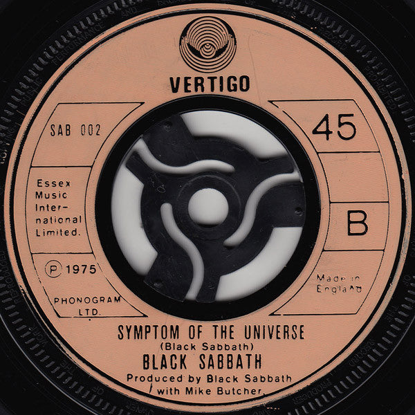 Black Sabbath : Hard Road (7", Single, M/Print, Bei)