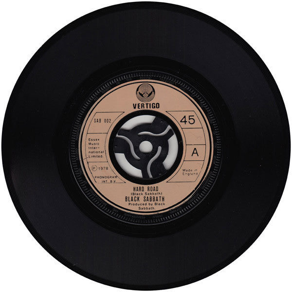 Black Sabbath : Hard Road (7", Single, M/Print, Bei)