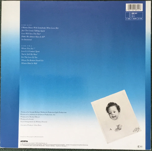 Whitney Houston : Whitney (LP, Album, Club)