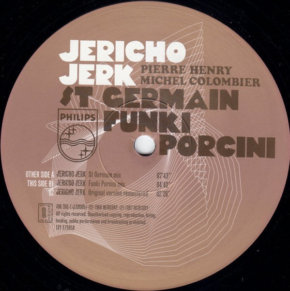 Pierre Henry, Michel Colombier : Jericho Jerk (12")