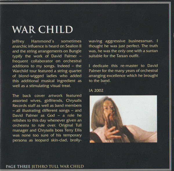 Jethro Tull : War Child (CD, Album, RE, RM, EMI)