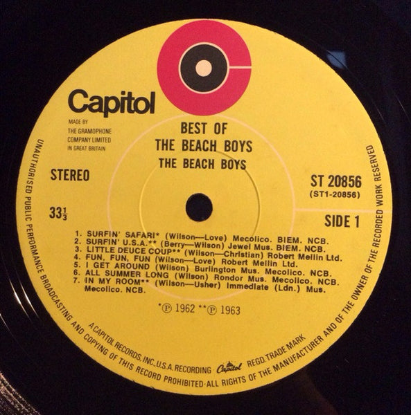 The Beach Boys : Best Of The Beach Boys (LP, Comp, RE)