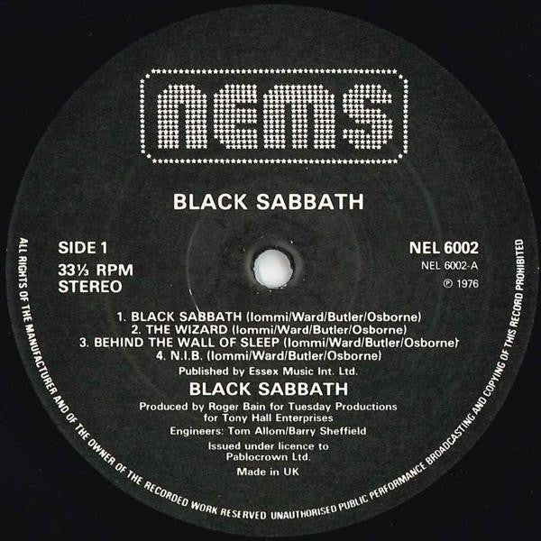 Black Sabbath : Black Sabbath (LP, Album, RE)