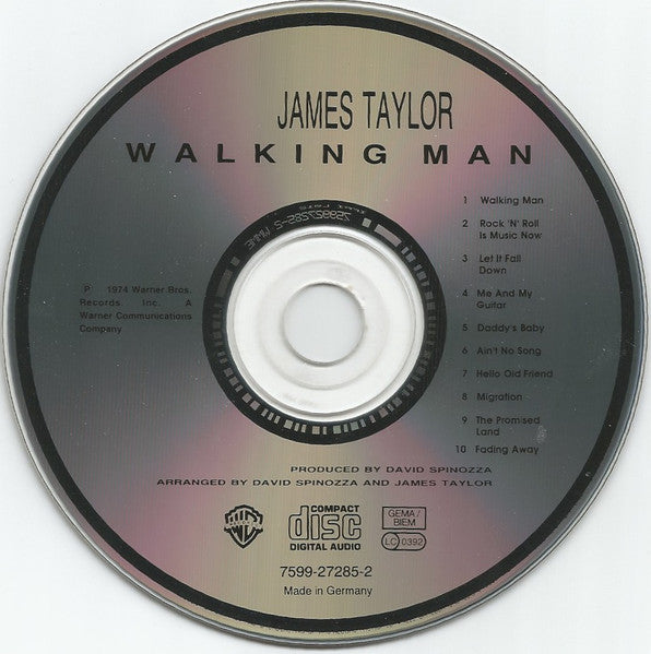 James Taylor (2) : Walking Man (CD, Album, RE)