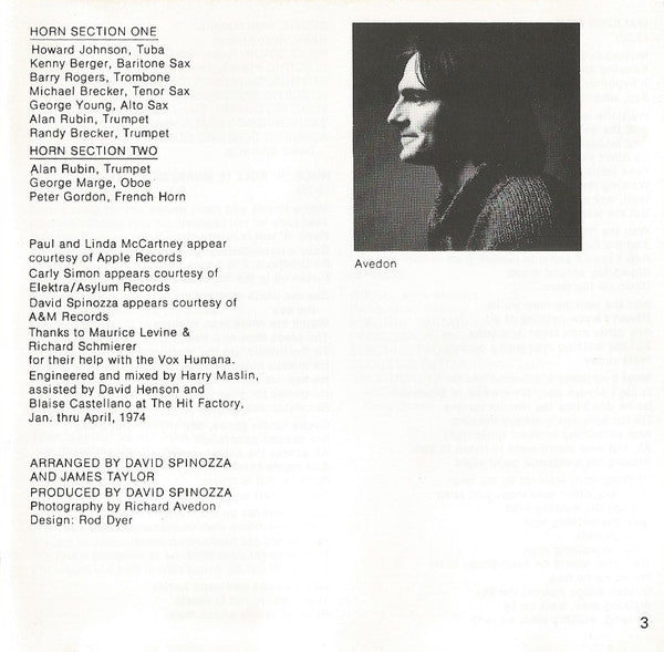 James Taylor (2) : Walking Man (CD, Album, RE)
