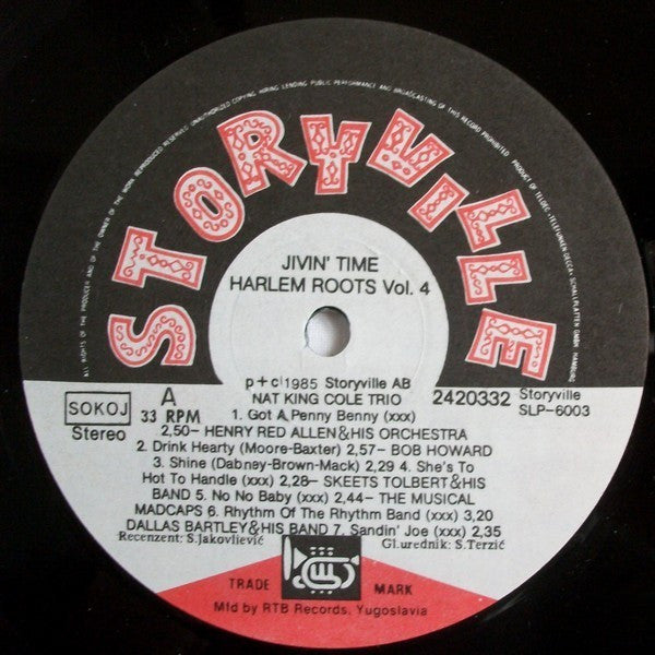 Various : Jivin' Time (LP, Comp)