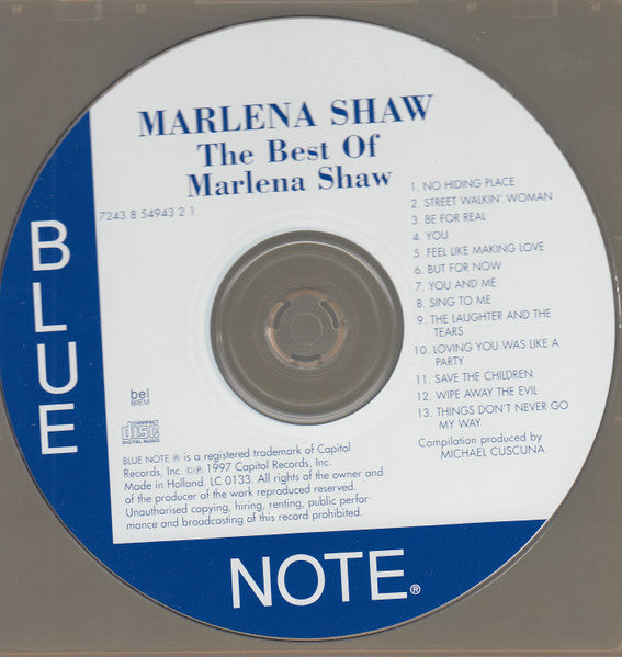 Marlena Shaw : The Best Of Marlena Shaw (CD, Comp)