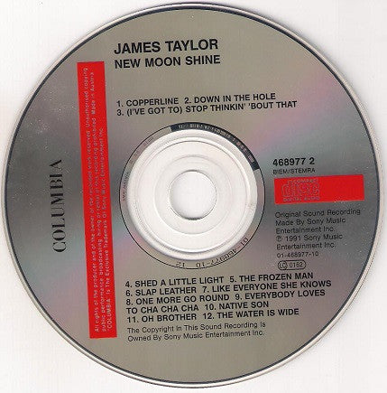 James Taylor (2) : New Moon Shine (CD, Album)