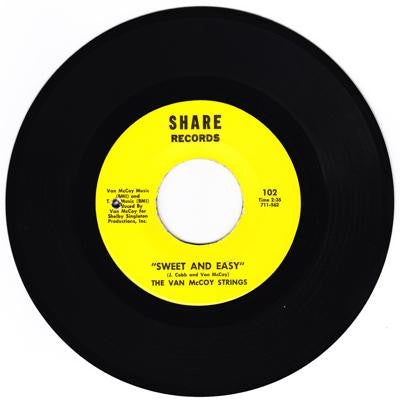 The Van McCoy Strings : Sweet And Easy / If I Could Make You Mine (7")