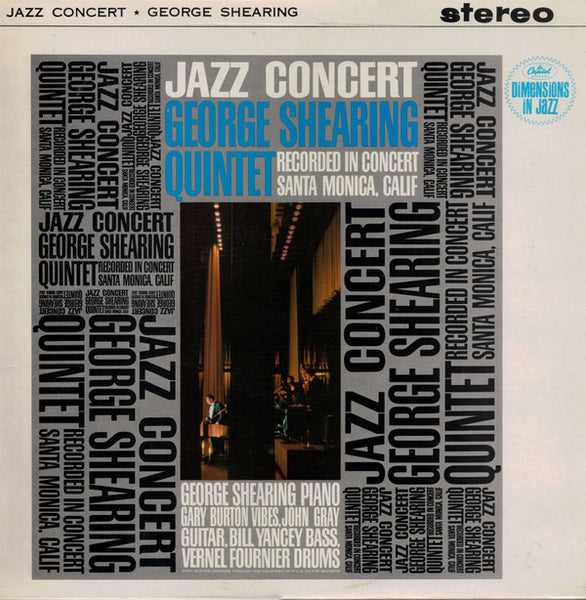 George Shearing Quintet* : Jazz Concert (LP, Album, RE)