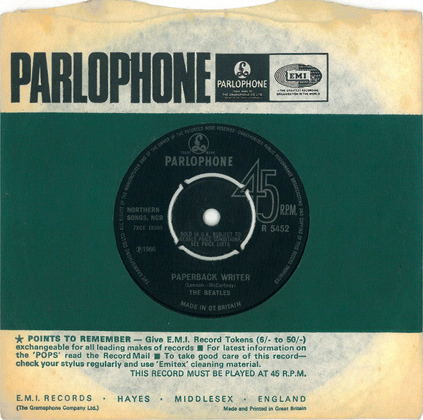 The Beatles : Paperback Writer (7", Single, Mono)