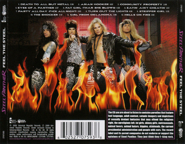 Steel Panther : Feel The Steel (CD, Album, Uni)