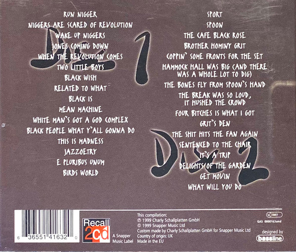 The Last Poets : The Real Rap (2xCD, Comp)