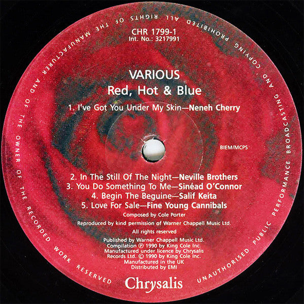 Various : Red, Hot & Blue (2xLP, Album, Gat)