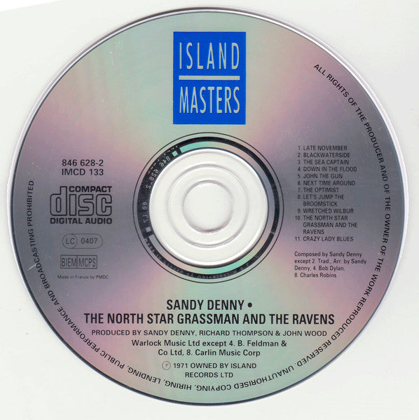 Sandy Denny : The North Star Grassman And The Ravens (CD, Album, RE, PMD)