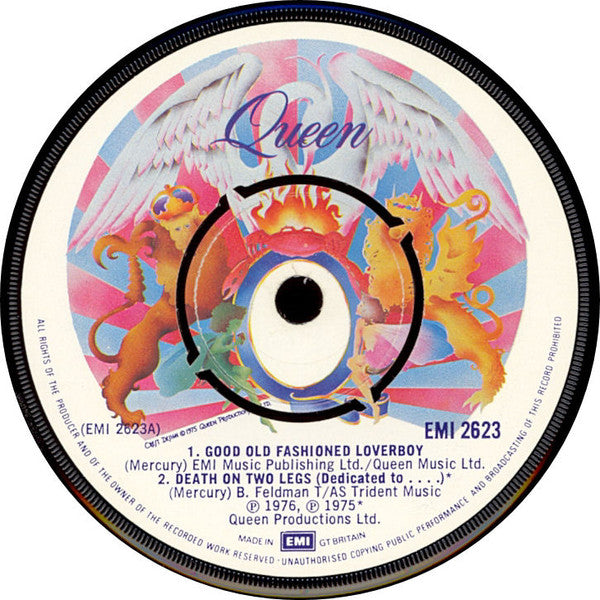 Queen : Queen's First E.P. (7", EP, Pus)