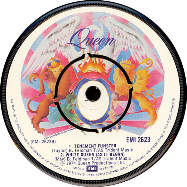 Queen : Queen's First E.P. (7", EP, Pus)