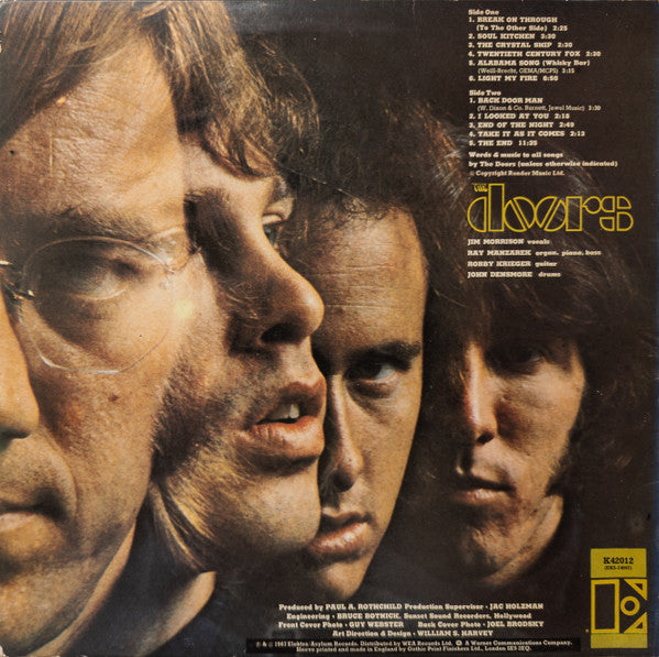 The Doors : The Doors (LP, Album, RE)