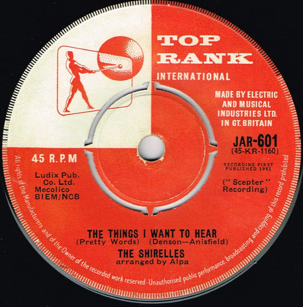 The Shirelles : Baby It's You (7", Single)