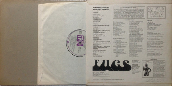 The Fugs : It Crawled Into My Hand, Honest (LP, Album, Gat)