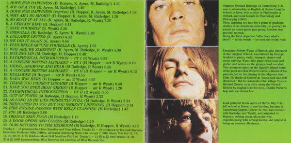 Soft Machine : Volumes One And Two (CD, Comp, RE, Son)