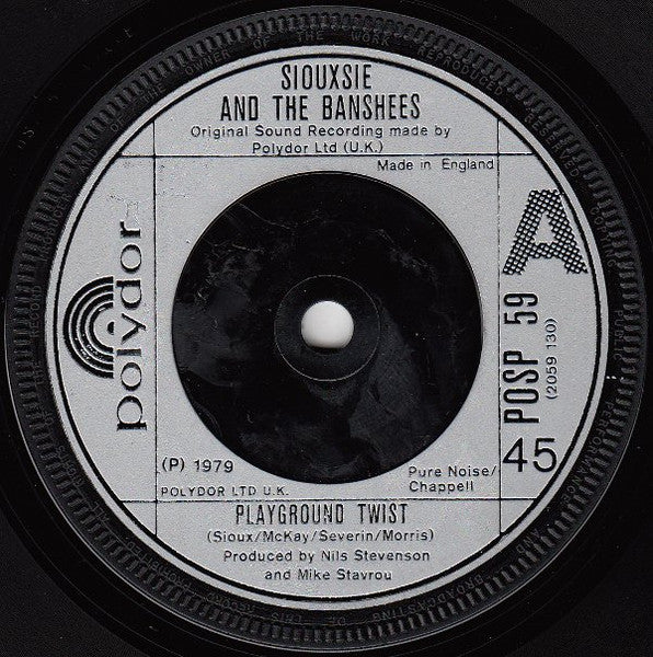 Siouxsie And The Banshees* : Playground Twist (7", Single, Sil)