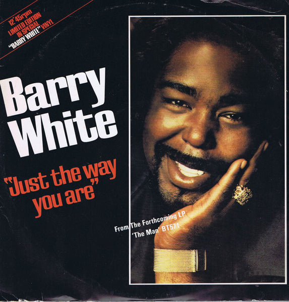 Barry White : Just The Way You Are (12", Single, Ltd, Whi)