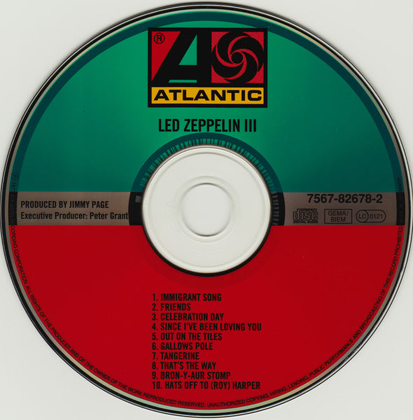 Led Zeppelin : Led Zeppelin III (CD, Album, RE, RM)