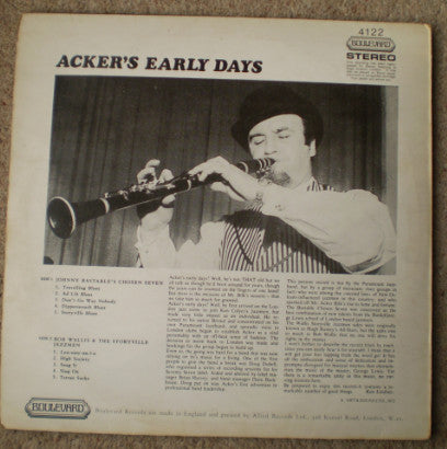 Acker Bilk With  Johnny Bastable's Chosen Seven / Bob Wallis & His Storyville Jazzmen* : Acker's Early Days (LP)