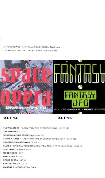 Various : XL Recordings: The First Chapter (Cass, Comp)
