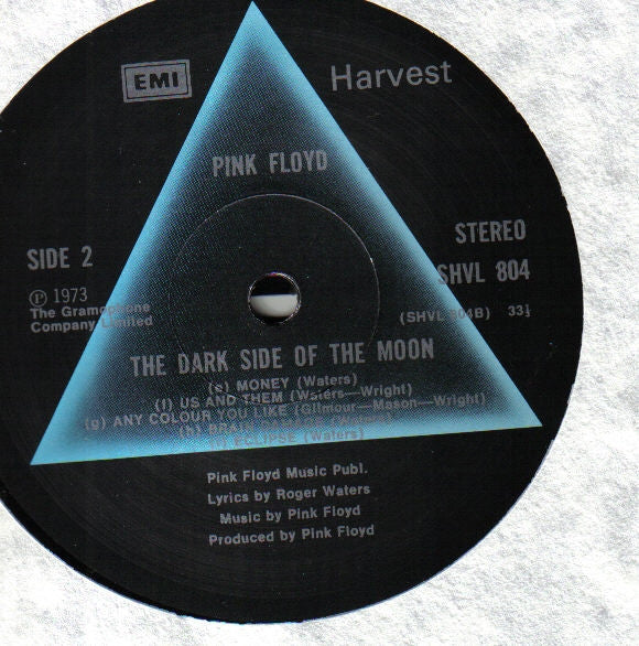 Pink Floyd : The Dark Side Of The Moon (LP, Album, RP, No )