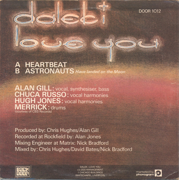 Dalek I Love You* : Heartbeat (12")