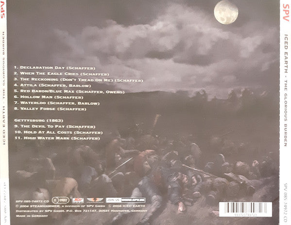 Iced Earth : The Glorious Burden (CD, Album)