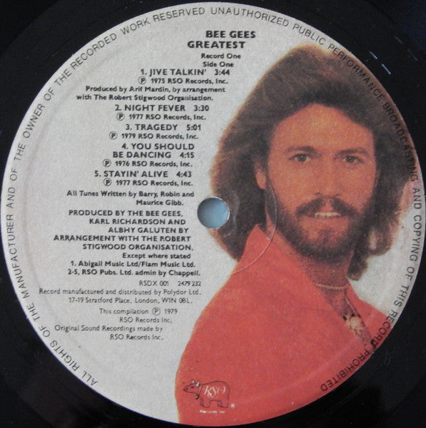 Bee Gees : Greatest (2xLP, Comp)