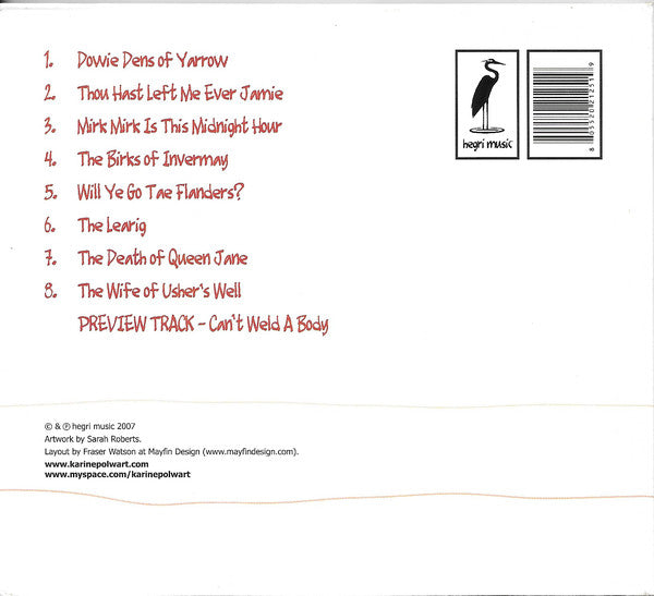 Karine Polwart : Fairest Floo'er (CD, Album)
