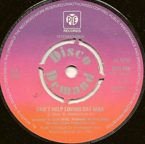 Ila Van* : Can't Help Loving Dat Man (7")