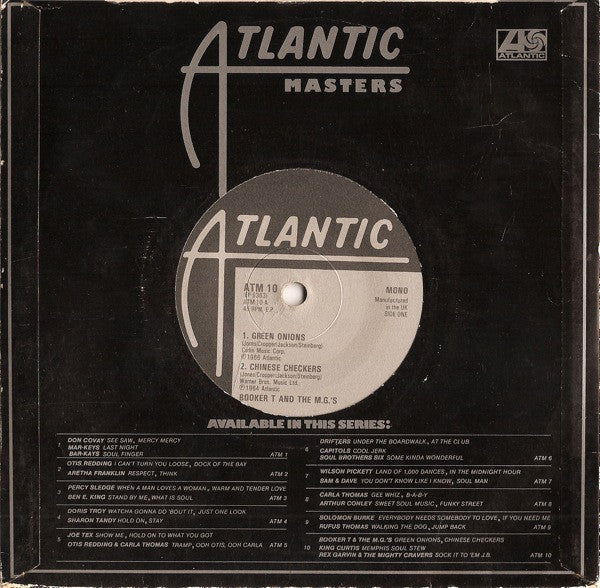 Booker T And The M.G.'S* / King Curtis / Rex Garvin And The Mighty Cravers* : Green Onions / Chinese Checkers / Memphis Soul Stew / Sock It To 'Em J.B. (Part 1) (7", EP, Mono, Ltd)