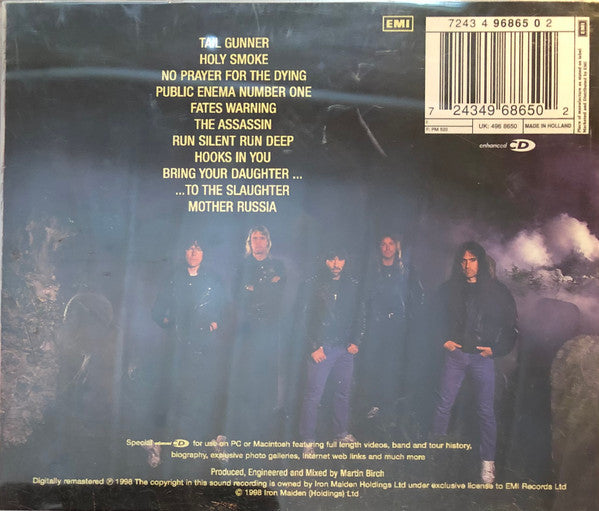 Iron Maiden : No Prayer For The Dying (CD, Album, Enh, RE, RM)