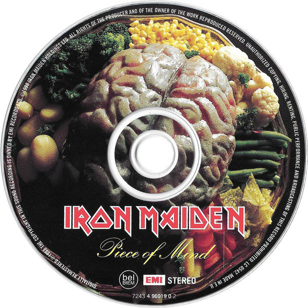 Iron Maiden : Piece Of Mind (CD, Album, Enh, RE, RM, RP)