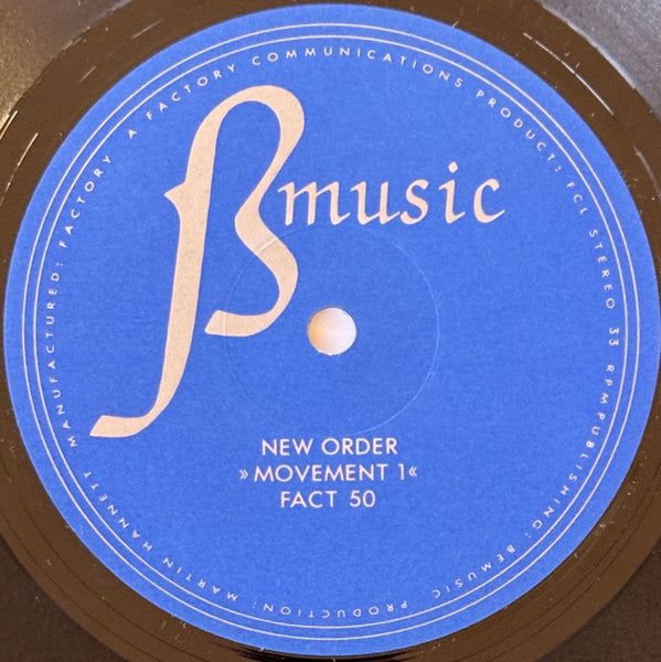 New Order : Movement (LP, Album, MPO)