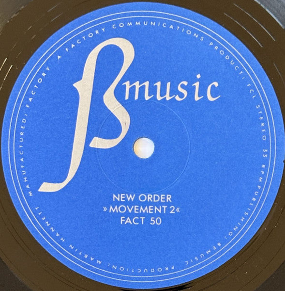 New Order : Movement (LP, Album, MPO)