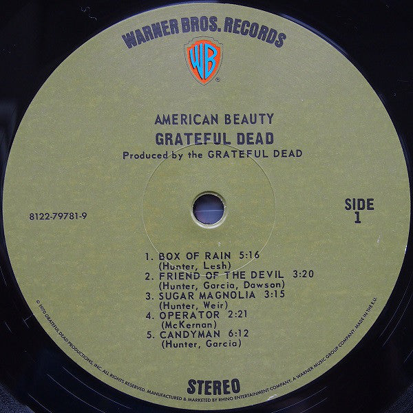 The Grateful Dead : American Beauty (LP, Album, RE, 180)