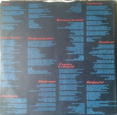 Elton John : Don't Shoot Me I'm Only The Piano Player (LP, Album, RE)