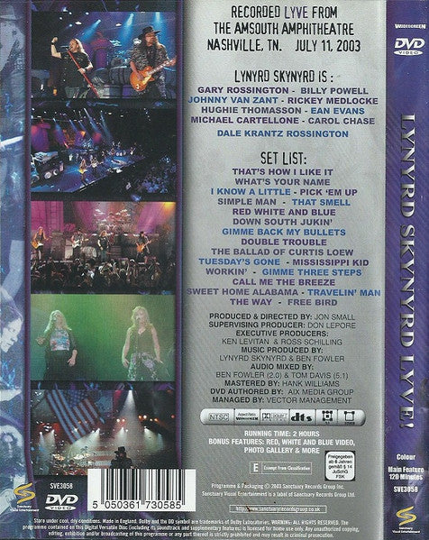 Lynyrd Skynyrd : Lyve-The Vicious Cycle Tour (DVD-V)