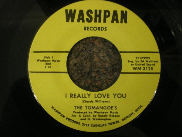 The Tomangoe's* : I Really Love You / You've Been Gone So Long (7", Single, RE)