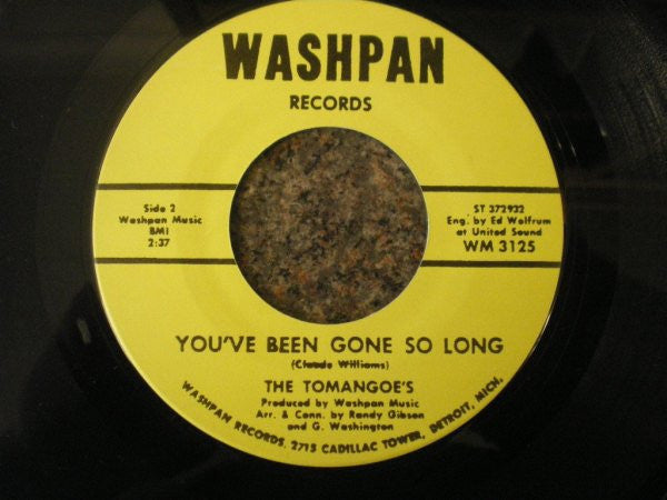 The Tomangoe's* : I Really Love You / You've Been Gone So Long (7", Single, RE)