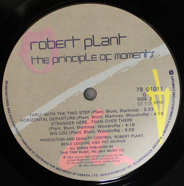 Robert Plant : The Principle Of Moments (LP, Album)