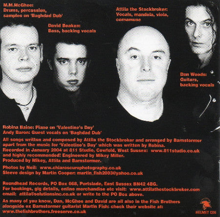 Attila The Stockbroker & Barnstormer* : Zero Tolerance (CD, Album)